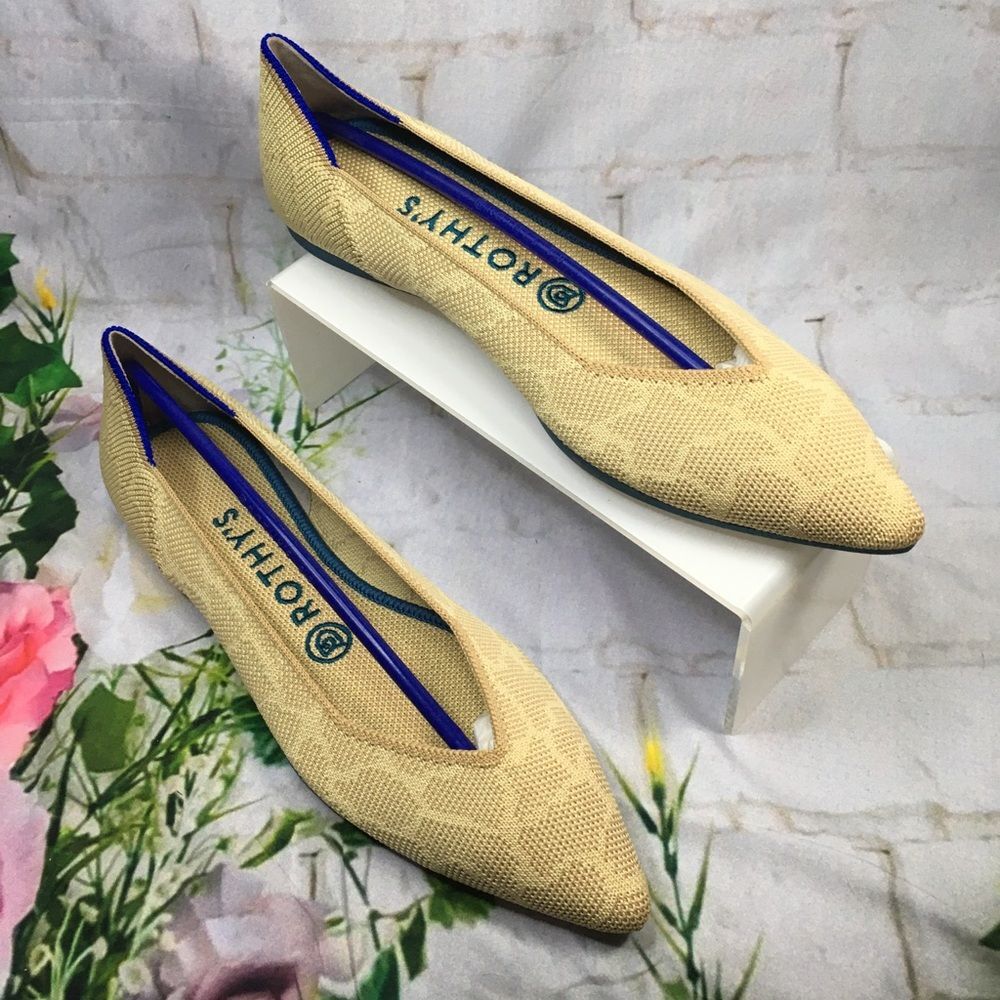 Rothy’s Shoes Women’s sz 8 Giraffe print ballerina flat slippers shoes new comfy